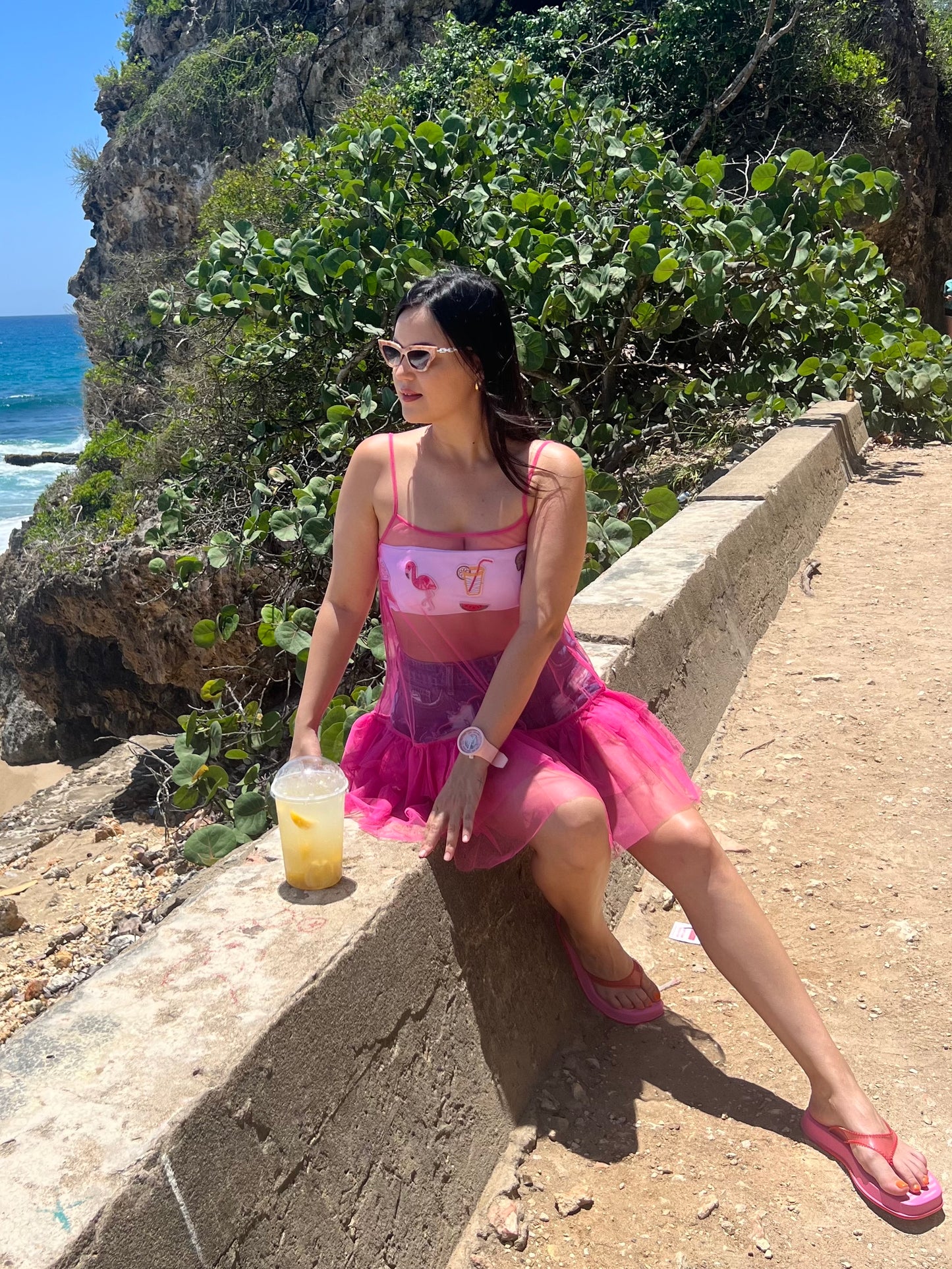 Mesh Dress Top