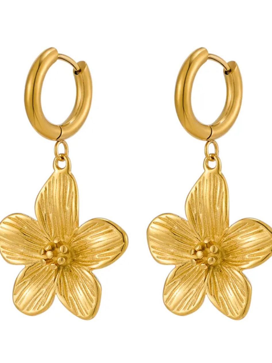 Flower Drop Earrings