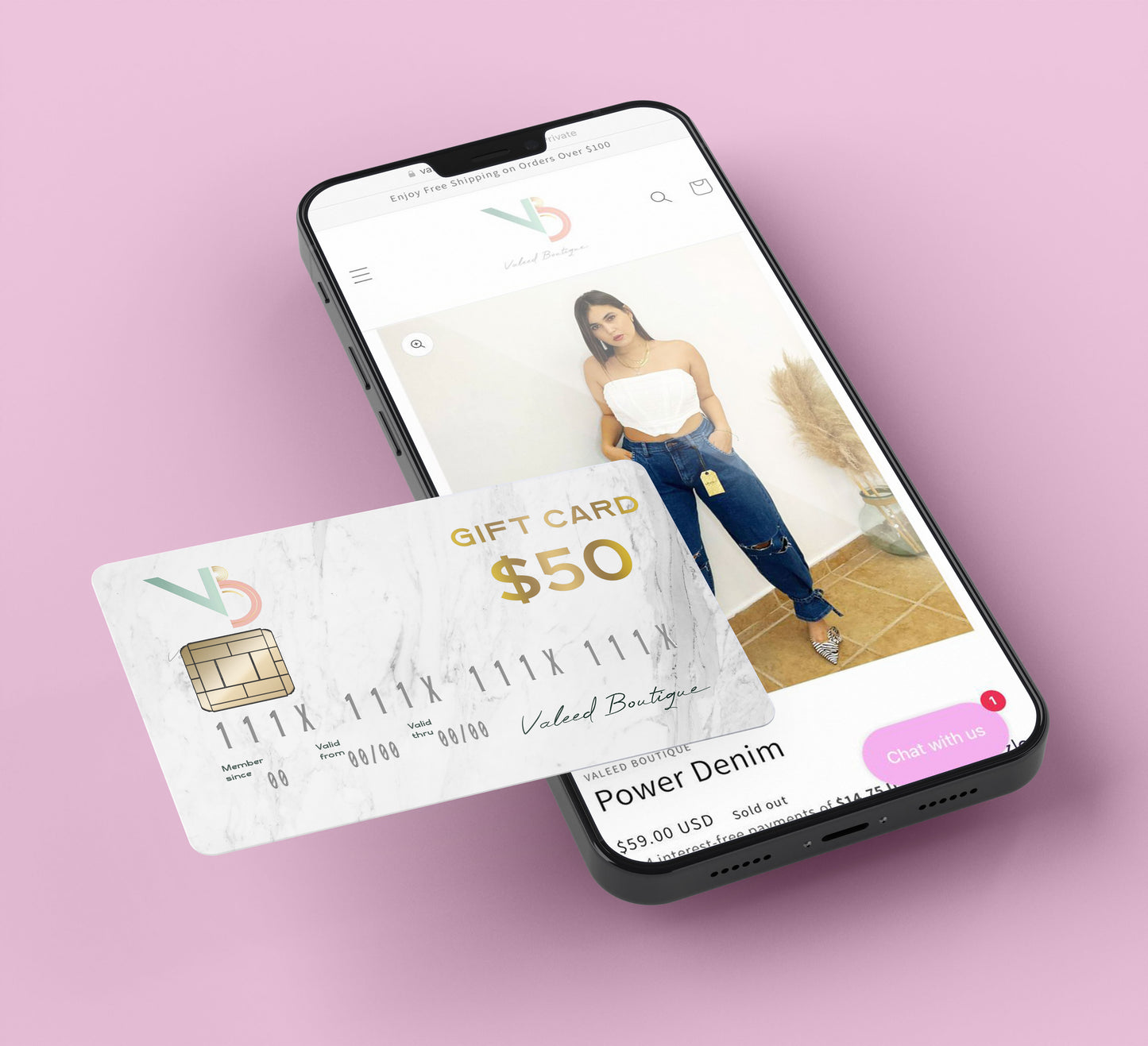 Valeed Boutique Gift Card ($25-200)