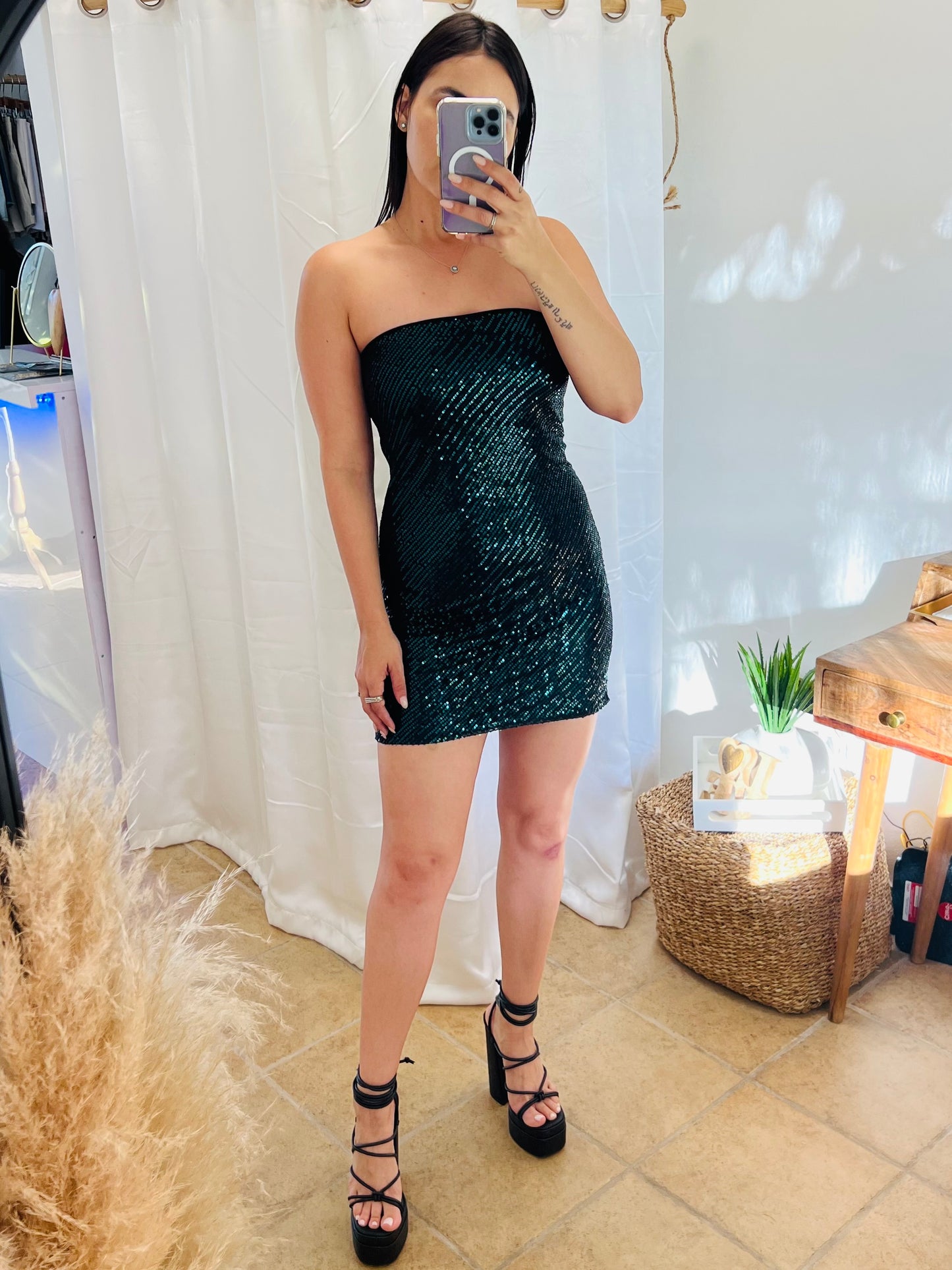Emerald Shine Dress