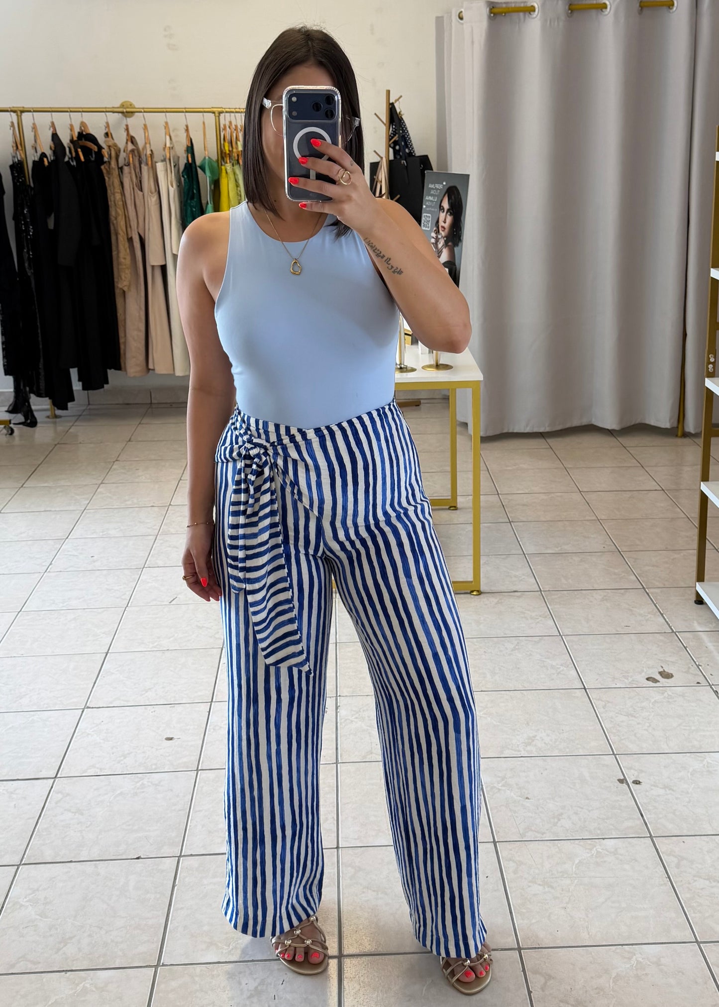 Blue pants