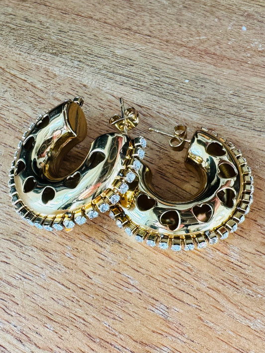 Stone Set Earrings