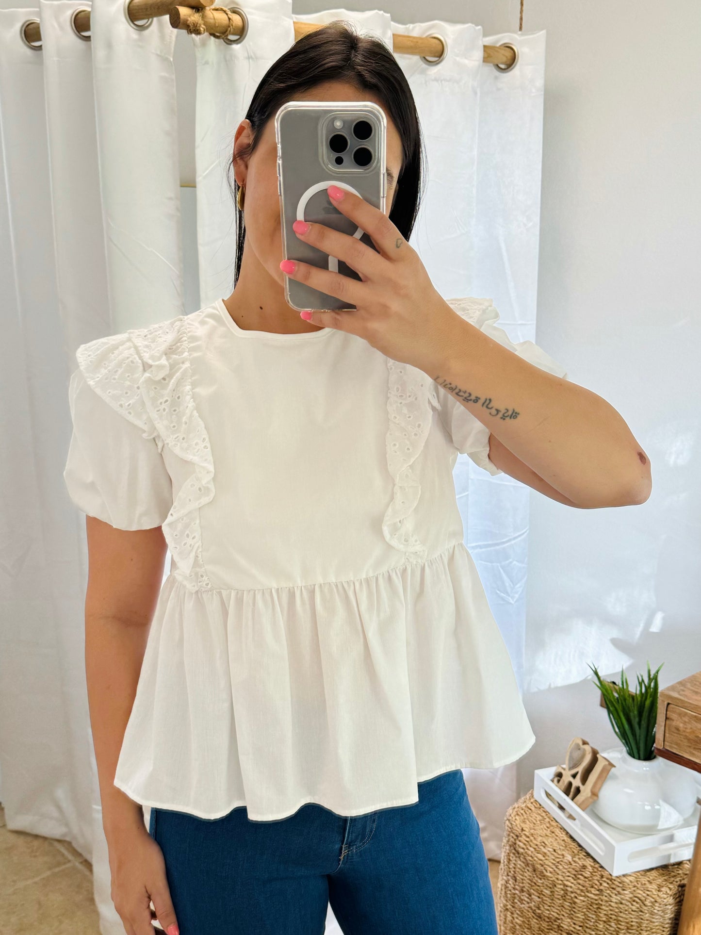 Florence White Top