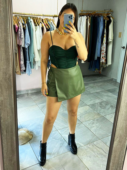 Army Green Skirt